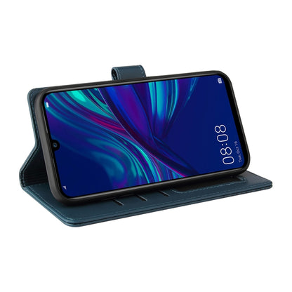 For Huawei P Smart 2019 GQUTROBE Skin Feel Magnetic Leather Phone Case(Blue) by GQUTROBE