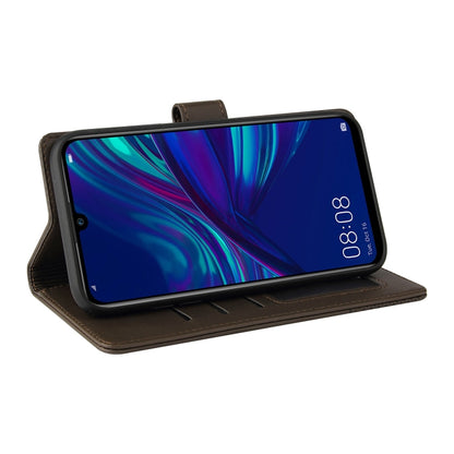 For Huawei P Smart 2019 GQUTROBE Skin Feel Magnetic Leather Phone Case(Brown) by GQUTROBE