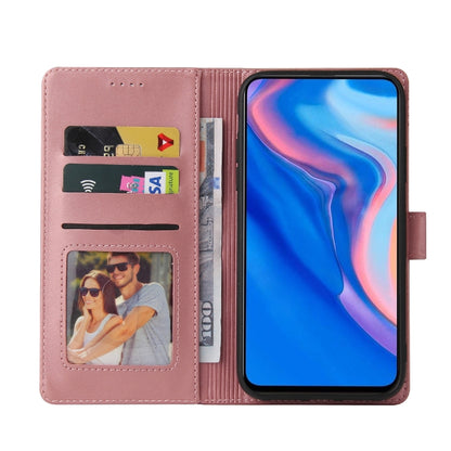 For Huawei P Smart Z GQUTROBE Skin Feel Magnetic Leather Phone Case(Rose Gold) by GQUTROBE