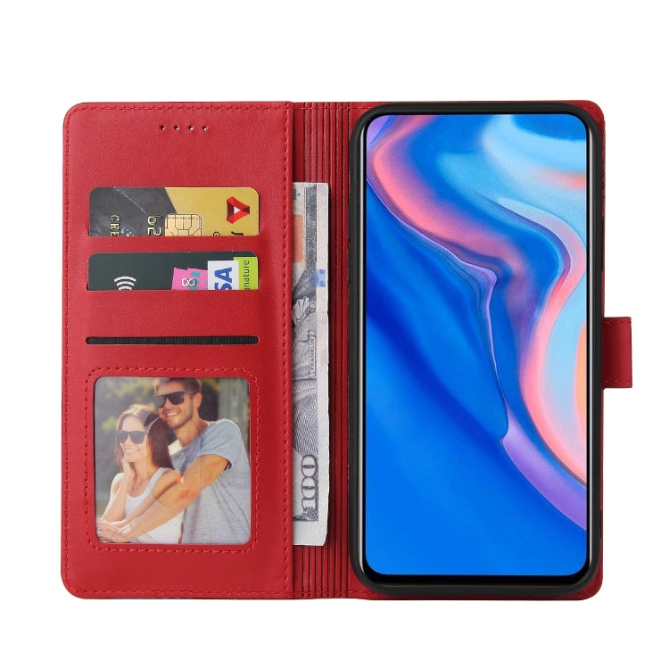For Huawei P Smart Z GQUTROBE Skin Feel Magnetic Leather Phone Case(Red) by GQUTROBE