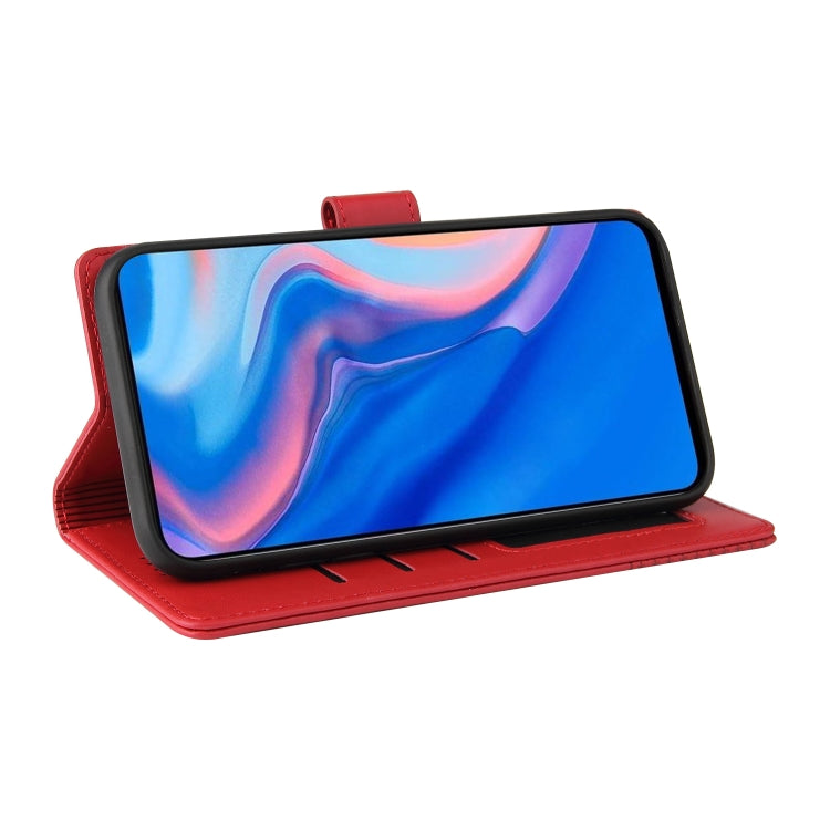 For Huawei P Smart Z GQUTROBE Skin Feel Magnetic Leather Phone Case(Red) by GQUTROBE