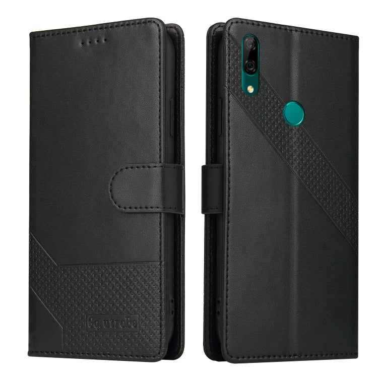 For Huawei P Smart Z GQUTROBE Skin Feel Magnetic Leather Phone Case(Black) by GQUTROBE