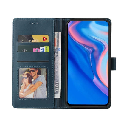 For Huawei P Smart Z GQUTROBE Skin Feel Magnetic Leather Phone Case(Blue) by GQUTROBE