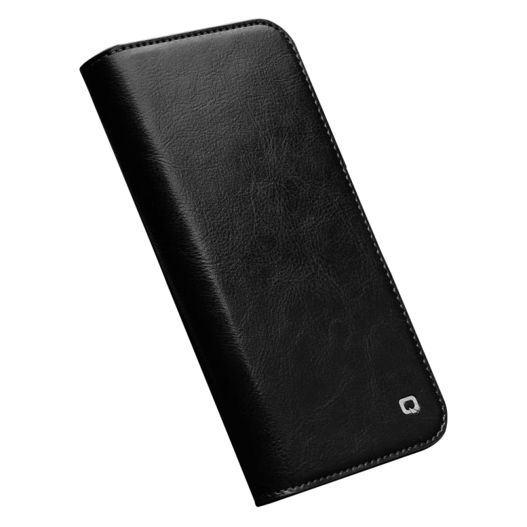For iPhone 14 QIALINO Horizontal Flip Leather Phone Case (Black) by QIALINO