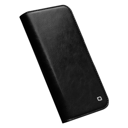 For iPhone 14 Pro QIALINO Horizontal Flip Leather Phone Case(Black) by QIALINO