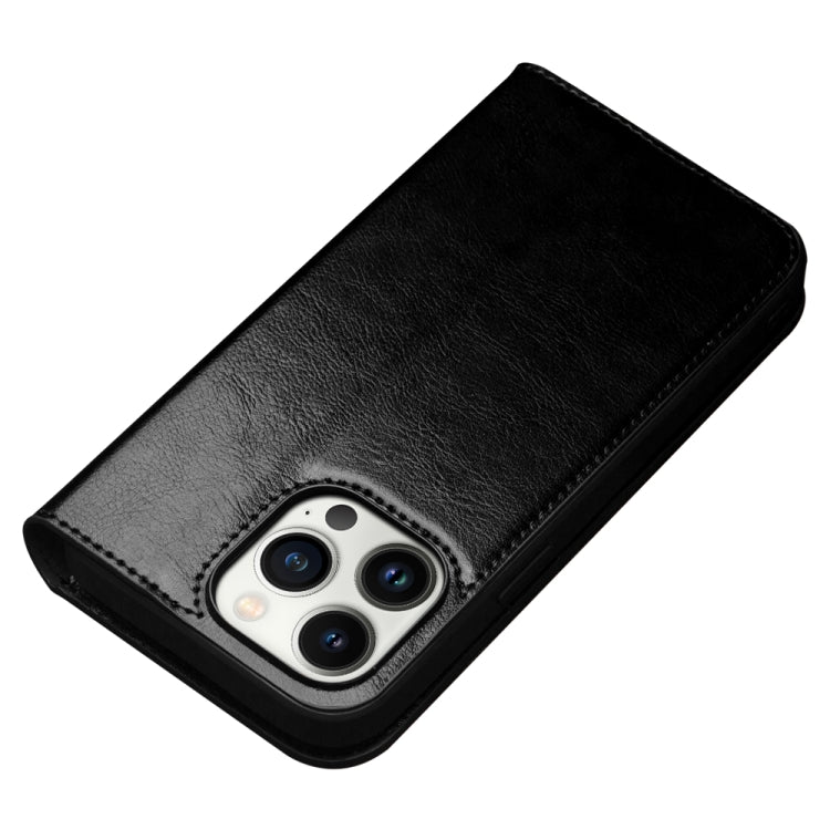 For iPhone 14 Pro QIALINO Horizontal Flip Leather Phone Case(Black) by QIALINO