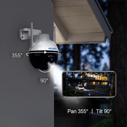 ESCAM QF300 4MP Smart WiFi IP Camera Support AI Humanoid Detection/Auto Tracking/Cloud Storage/Two-way Voice Night Vision, Plug Type:AU Plug by bashfashion
