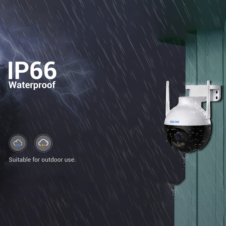 ESCAM QF300 4MP Smart WiFi IP Camera Support AI Humanoid Detection/Auto Tracking/Cloud Storage/Two-way Voice Night Vision, Plug Type:AU Plug by bashfashion