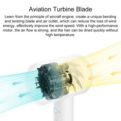 Original Xiaomi Mijia H300 Negative Ion Quick Drying Electric Hair Dryer, US Plug(White) by Xiaomi