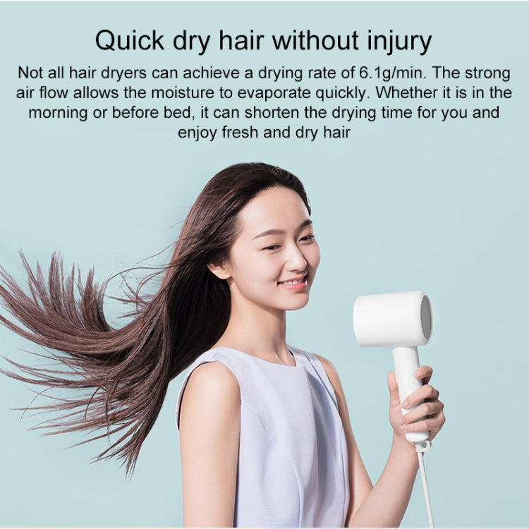 Original Xiaomi Mijia H300 Negative Ion Quick Drying Electric Hair Dryer, US Plug(White) by Xiaomi