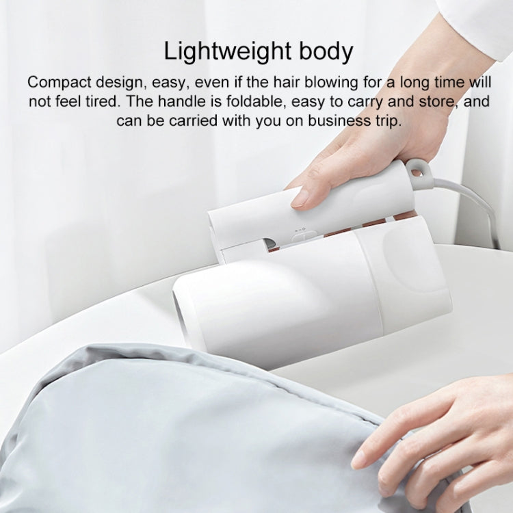 Original Xiaomi Mijia H100 Negative Ion Portable Electric Hair Dryer, US Plug(Pink) by Xiaomi