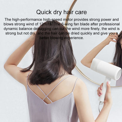 Original Xiaomi Mijia H100 Negative Ion Portable Electric Hair Dryer, US Plug(Pink) by Xiaomi