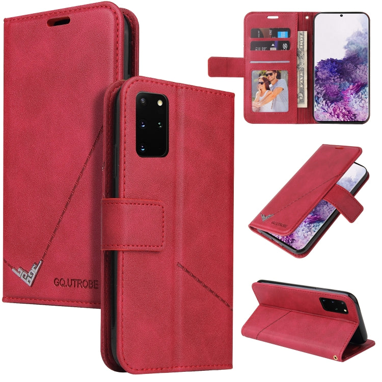 For Huawei P40 GQUTROBE Right Angle Leather Phone Case(Red) by GQUTROBE