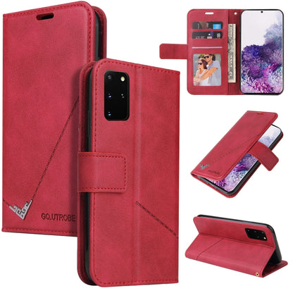 For Huawei P40 GQUTROBE Right Angle Leather Phone Case(Red) by GQUTROBE
