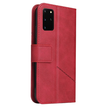 For Huawei P40 GQUTROBE Right Angle Leather Phone Case(Red) by GQUTROBE