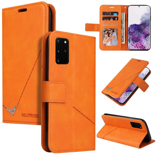 For Huawei P40 GQUTROBE Right Angle Leather Phone Case(Orange) by GQUTROBE