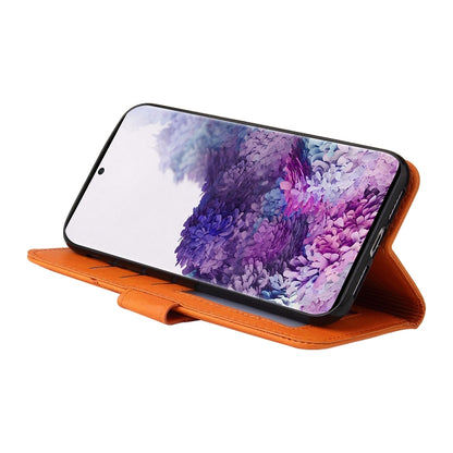 For Huawei P40 GQUTROBE Right Angle Leather Phone Case(Orange) by GQUTROBE