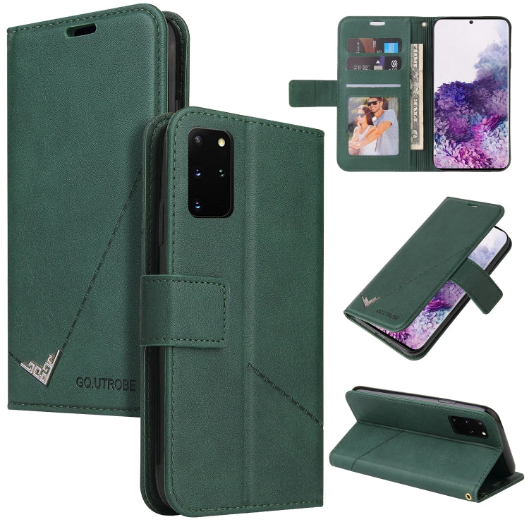 For Huawei P40 GQUTROBE Right Angle Leather Phone Case(Green) by GQUTROBE