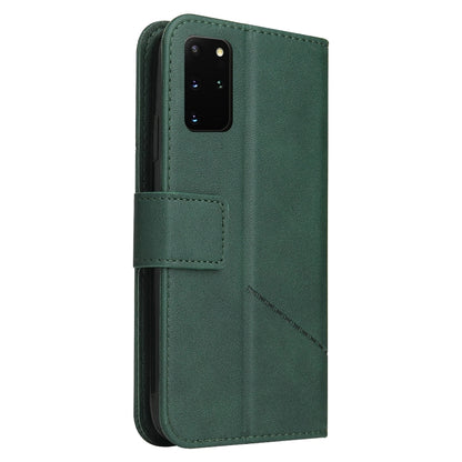 For Huawei P40 GQUTROBE Right Angle Leather Phone Case(Green) by GQUTROBE