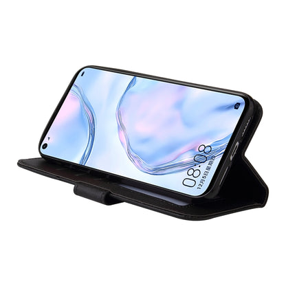 For Huawei P40 Lite GQUTROBE Right Angle Leather Phone Case(Black) by GQUTROBE