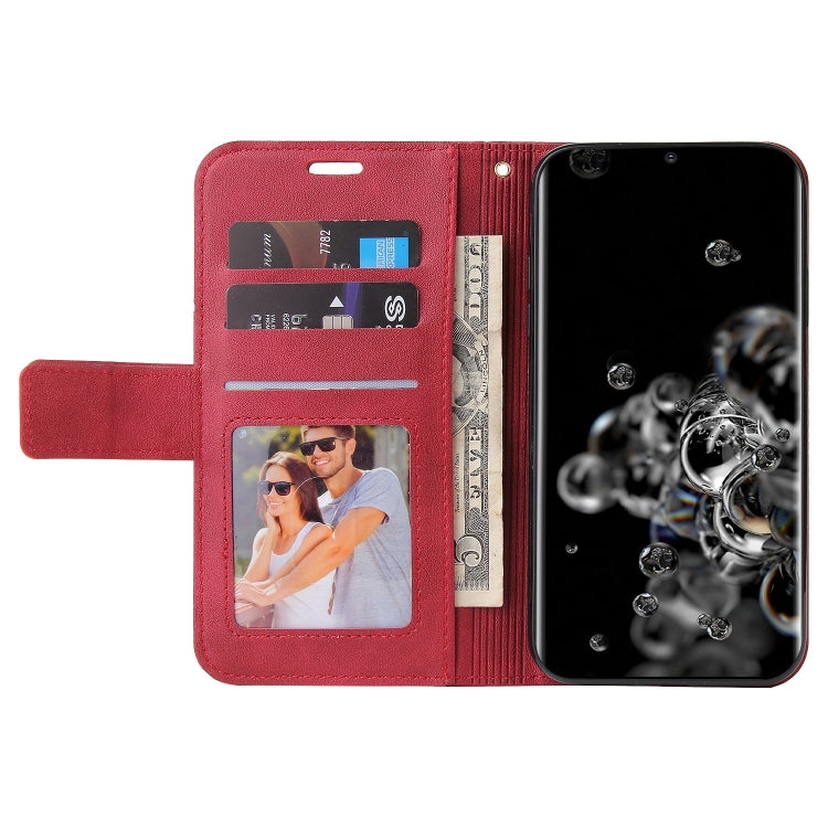 For Huawei P40 Pro GQUTROBE Right Angle Leather Phone Case(Red) by GQUTROBE