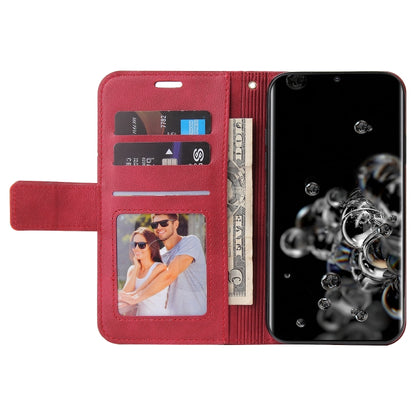 For Huawei P40 Pro GQUTROBE Right Angle Leather Phone Case(Red) by GQUTROBE