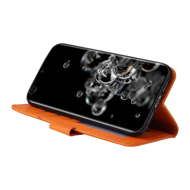 For Huawei P40 Pro GQUTROBE Right Angle Leather Phone Case(Orange) by GQUTROBE