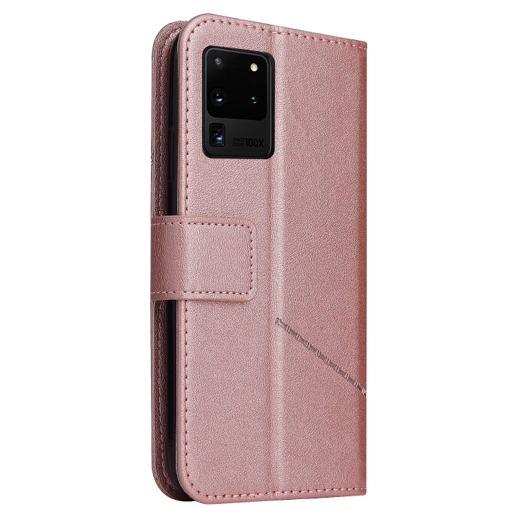 For Huawei P40 Pro GQUTROBE Right Angle Leather Phone Case(Rose Gold) by GQUTROBE