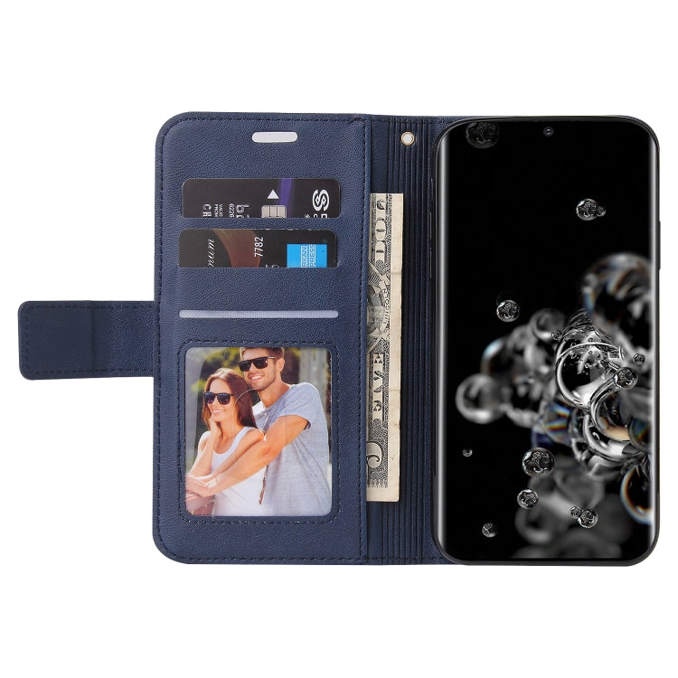 For Huawei P40 Pro GQUTROBE Right Angle Leather Phone Case(Blue) by GQUTROBE