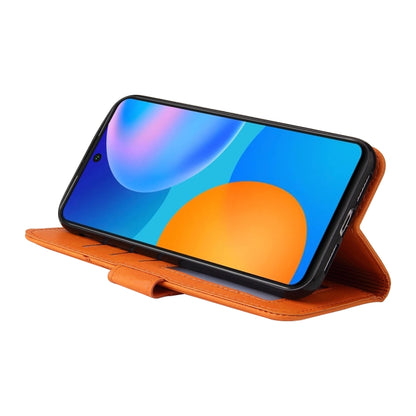 Huawei P smart 2021 GQUTROBE Right Angle Leather Phone Case(Orange) by GQUTROBE