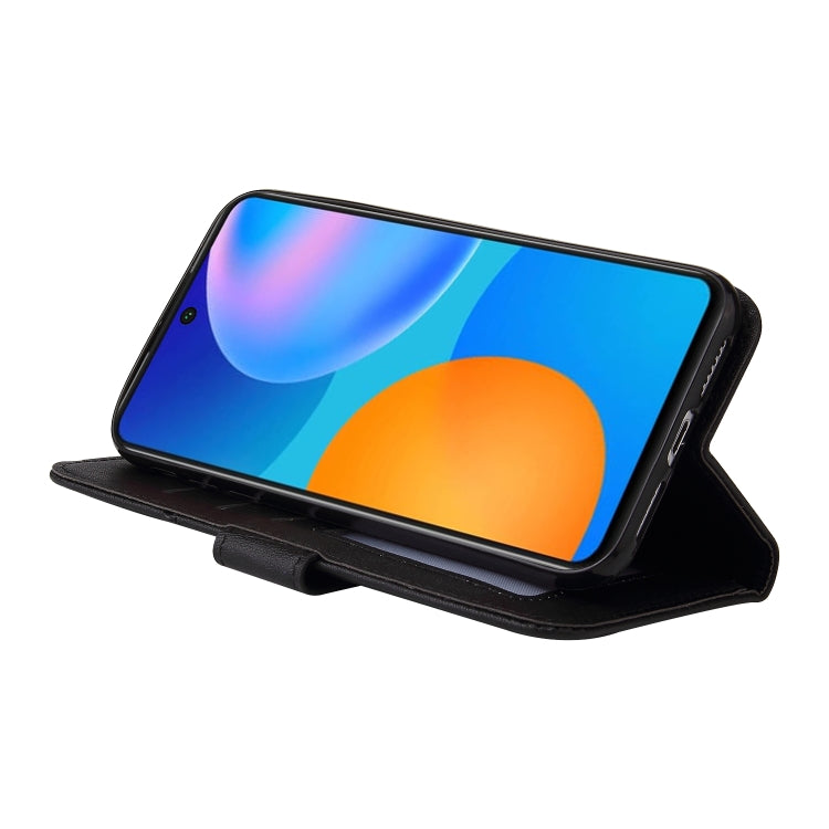 Huawei P smart 2021 GQUTROBE Right Angle Leather Phone Case(Black) by GQUTROBE