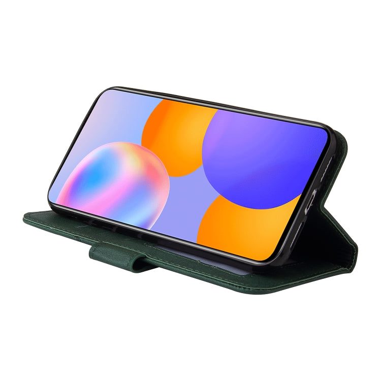 For Huawei Mate 40 Lite GQUTROBE Right Angle Leather Phone Case(Green) by GQUTROBE