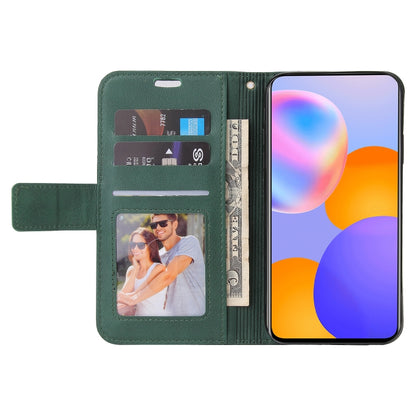 For Huawei Mate 40 Lite GQUTROBE Right Angle Leather Phone Case(Green) by GQUTROBE