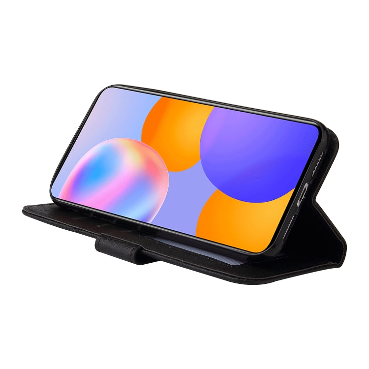 For Huawei Mate 40 Lite GQUTROBE Right Angle Leather Phone Case(Black) by GQUTROBE