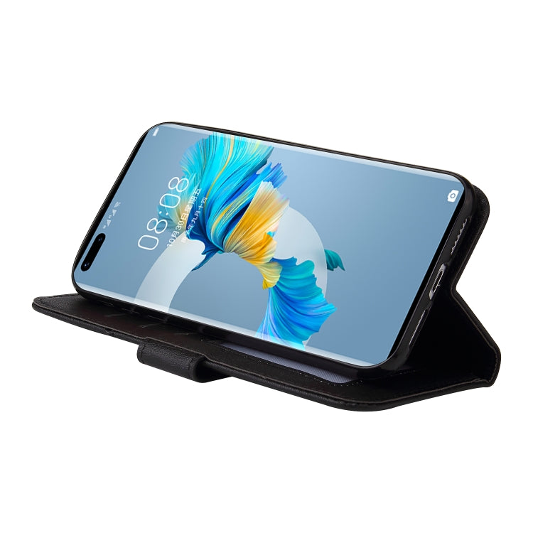 For Huawei Mate 40 Pro GQUTROBE Right Angle Leather Phone Case(Black) by GQUTROBE