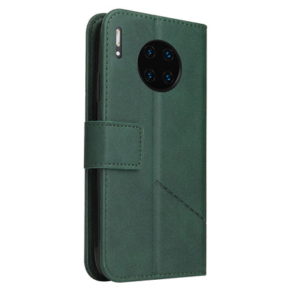 For Huawei Mate 30 Pro GQUTROBE Right Angle Leather Phone Case(Green) by GQUTROBE