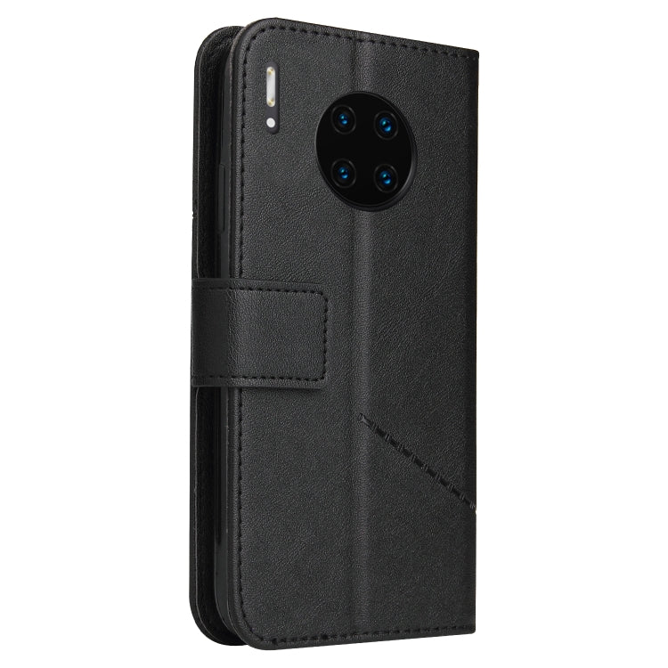 For Huawei Mate 30 Pro GQUTROBE Right Angle Leather Phone Case(Black) by GQUTROBE