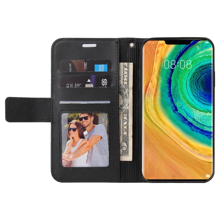 For Huawei Mate 30 Pro GQUTROBE Right Angle Leather Phone Case(Black) by GQUTROBE