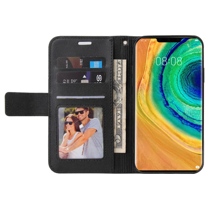 For Huawei Mate 30 Pro GQUTROBE Right Angle Leather Phone Case(Black) by GQUTROBE