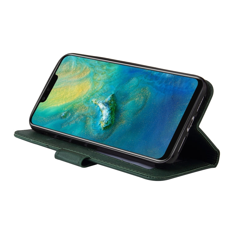 For Huawei Mate 20 Pro GQUTROBE Right Angle Leather Phone Case(Green) by GQUTROBE
