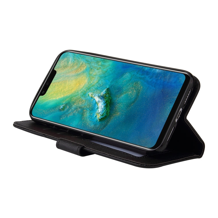 For Huawei Mate 20 Pro GQUTROBE Right Angle Leather Phone Case(Black) by GQUTROBE