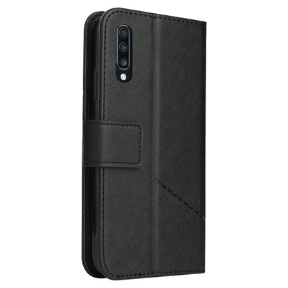 For Huawei P30 GQUTROBE Right Angle Leather Phone Case(Black) by GQUTROBE