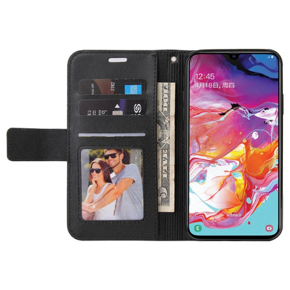 For Huawei P30 GQUTROBE Right Angle Leather Phone Case(Black) by GQUTROBE