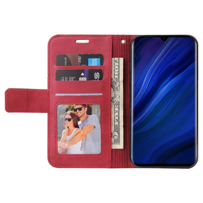 For Huawei P30 Pro GQUTROBE Right Angle Leather Phone Case(Red) by GQUTROBE