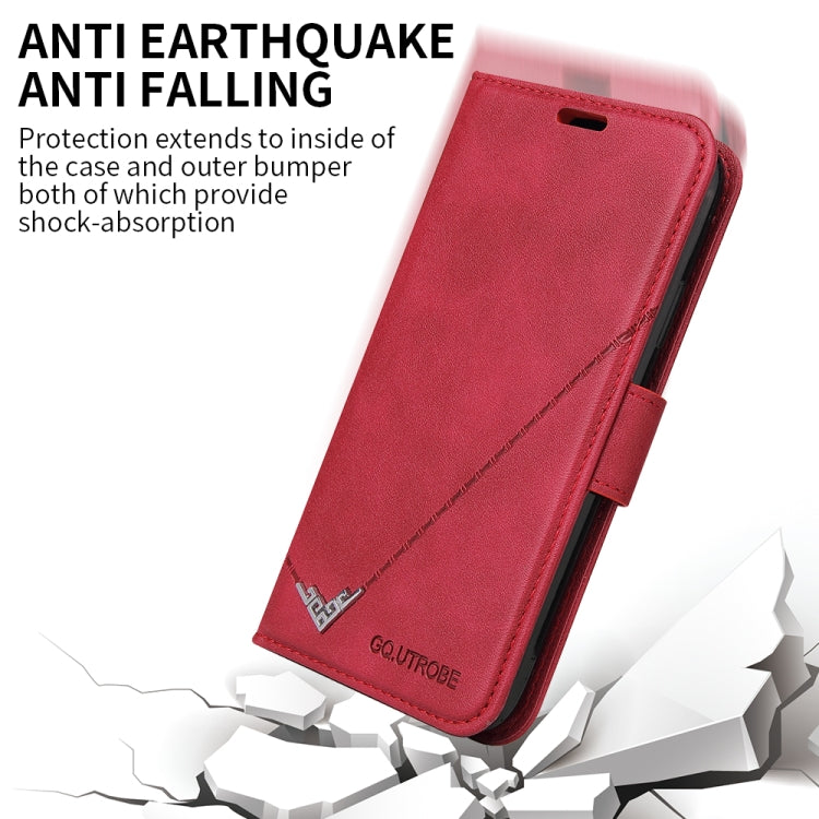For Huawei P30 Pro GQUTROBE Right Angle Leather Phone Case(Red) by GQUTROBE