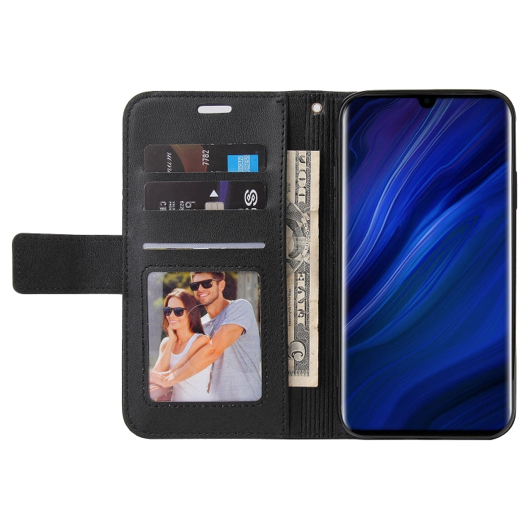 For Huawei P30 Pro GQUTROBE Right Angle Leather Phone Case(Black) by GQUTROBE