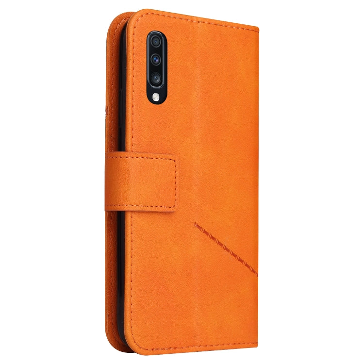 For Huawei P20 Pro GQUTROBE Right Angle Leather Phone Case(Orange) by GQUTROBE