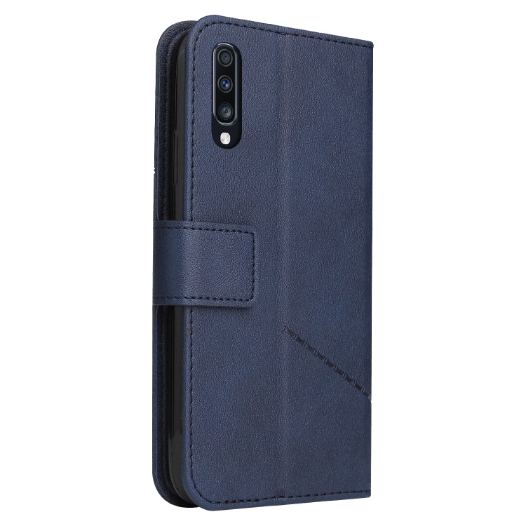 For Huawei P20 Pro GQUTROBE Right Angle Leather Phone Case(Blue) by GQUTROBE