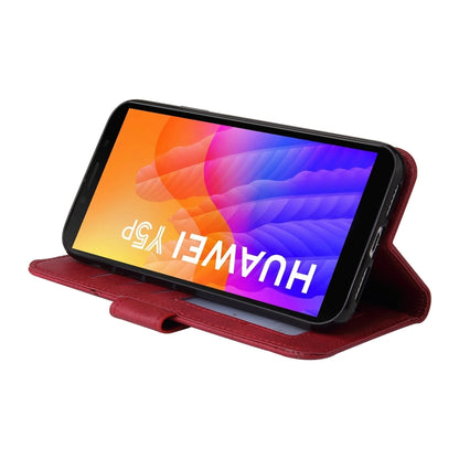 For Huawei Y5p / Honor 9S GQUTROBE Right Angle Leather Phone Case(Red) by GQUTROBE
