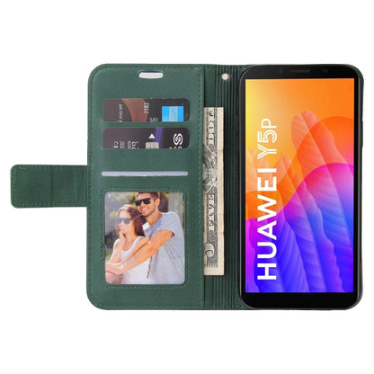 For Huawei Y5p / Honor 9S GQUTROBE Right Angle Leather Phone Case(Green) by GQUTROBE